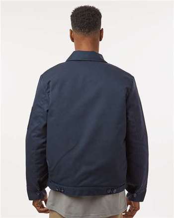 Photo de Veste Eisenhower industrielle isolée unisexe - Dickies - Dark Navy - vue 4