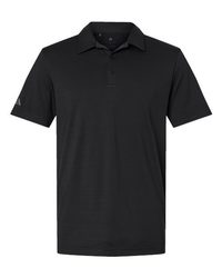 Photo de Polo à rayures texturées pour hommes - Adidas - Noir - vue 3
