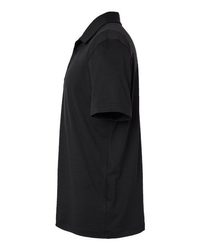 Photo de Polo à rayures texturées pour hommes - Adidas - Noir - vue 1
