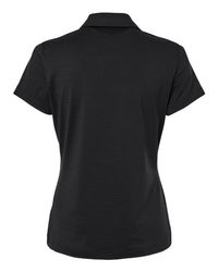 Photo de Polo à Rayures Texturées pour Femmes - Adidas - Noir - vue 2