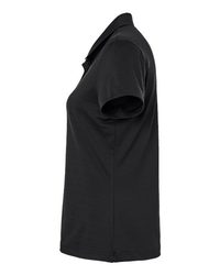 Photo de Polo à Rayures Texturées pour Femmes - Adidas - Noir - vue 1