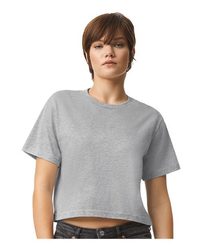 Photo of Women's Fine Jersey Boxy Tee - American Apparel - Heather Grey - view 1