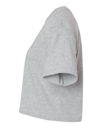 Photo of Women's Fine Jersey Boxy Tee - American Apparel - Heather Grey - view 6