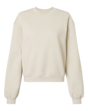 Photo de ReFlex Sweatshirt à Col Rond en Polaire pour Femmes - American Apparel - Bone - vue 3