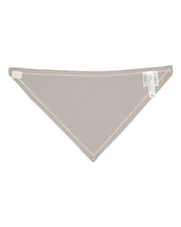 Photo of Premium Jersey Bandana Bib - Rabbit Skins - Natural/ Titanium - view 1