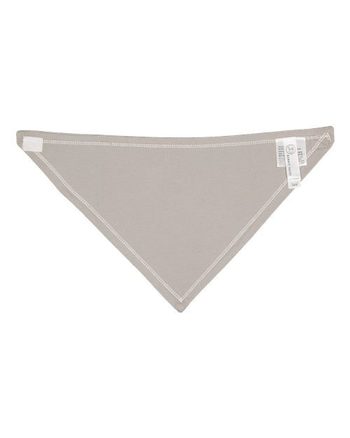 Photo of Premium Jersey Bandana Bib - Rabbit Skins - Natural/ Titanium - view 1