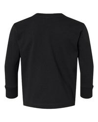Photo de T-shirt à manches longues en jersey de coton pour tout-petit - Rabbit Skins - Noir - vue 2