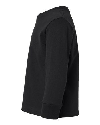 Photo de T-shirt à manches longues en jersey de coton pour tout-petit - Rabbit Skins - Noir - vue 1