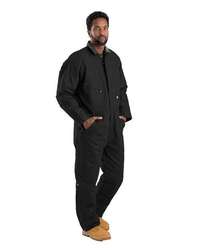Photo de Combinaison Isolée Haut de Gamme pour Hommes Heritage Tall Duck - Berne Apparel - Noir - vue 2