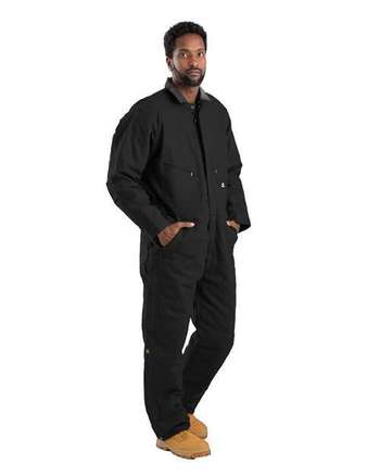 Photo de Combinaison Isolée Haut de Gamme pour Hommes Heritage Tall Duck - Berne Apparel - Noir - vue 2