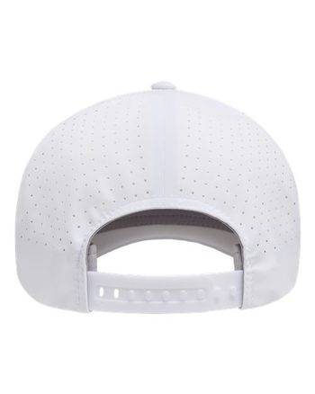 Photo of Delta® Snapback Perforated Cap - Flexfit - White - view 2