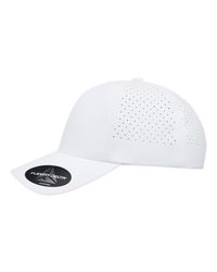 Photo of Delta® Snapback Perforated Cap - Flexfit - White - view 1