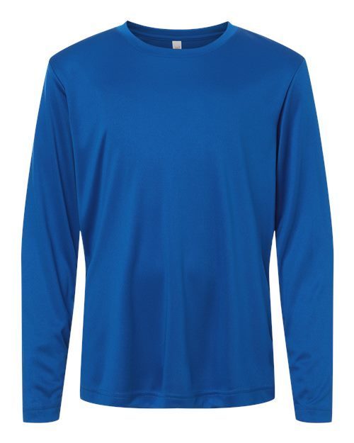 Photo de Youth Capital Performance T-shirt à manches longues - CORE365 - True Royal - vue 3