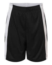 Photo of Youth Zone Performance Reversible Shorts - Team 365 - Black/ White - view 3