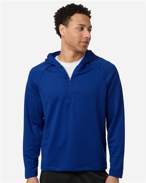 Photo of Men's Qualify Quarter-Zip Hooded Pullover - Team 365 - Sport Royal - view 3