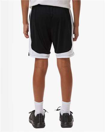 Photo of Youth Tech Vent Athletic Shorts - Under Armour - Black/ White - view 4