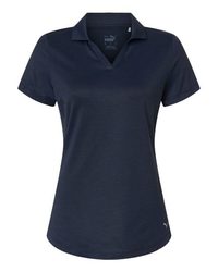 Photo of Womens Icon Heather Polo - Puma Golf - Deep Navy Heather - view 3