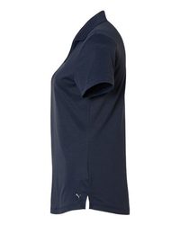 Photo of Womens Icon Heather Polo - Puma Golf - Deep Navy Heather - view 1
