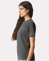 Photo de Unisex Heavyweight Cotton Garment-Dyed Tee - American Apparel - Faded Black - vue 5