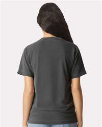 Photo de Unisex Heavyweight Cotton Garment-Dyed Tee - American Apparel - Faded Black - vue 4