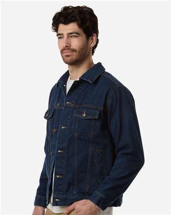 Photo de Veste en denim Cooper pour homme - Harriton - Denim foncé - vue 5