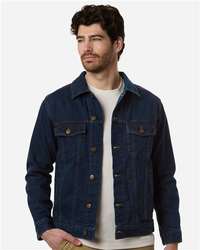 Photo de Veste en denim Cooper pour homme - Harriton - Denim foncé - vue 6