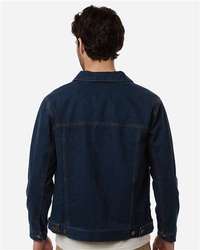 Photo de Veste en denim Cooper pour homme - Harriton - Denim foncé - vue 4