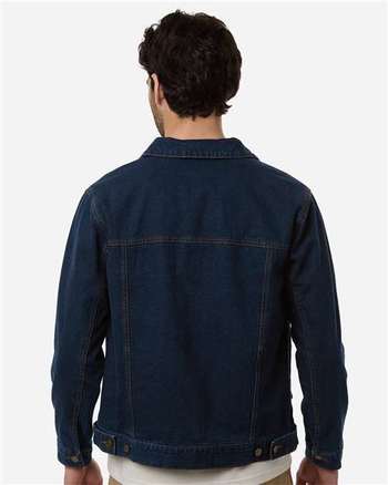 Photo de Veste en denim Cooper pour homme - Harriton - Denim foncé - vue 4