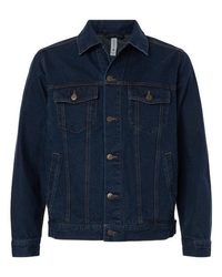 Photo de Veste en denim Cooper pour homme - Harriton - Denim foncé - vue 3