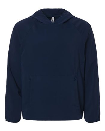 Photo of Men's UltraUVP Shoreline Long Sleeve Hooded Pullover - CORE365 - Classic Navy - view 3