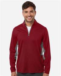 Photo de Quarter-zip Pure 2.0 pour hommes - Puma Golf - Dark Crimson/ Slate Sky - vue 6