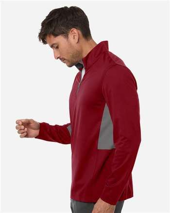 Photo de Quarter-zip Pure 2.0 pour hommes - Puma Golf - Dark Crimson/ Slate Sky - vue 5