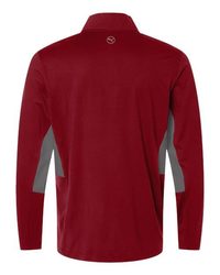 Photo de Quarter-zip Pure 2.0 pour hommes - Puma Golf - Dark Crimson/ Slate Sky - vue 2