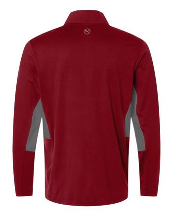 Photo de Quarter-zip Pure 2.0 pour hommes - Puma Golf - Dark Crimson/ Slate Sky - vue 2