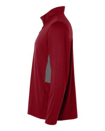 Photo de Quarter-zip Pure 2.0 pour hommes - Puma Golf - Dark Crimson/ Slate Sky - vue 1