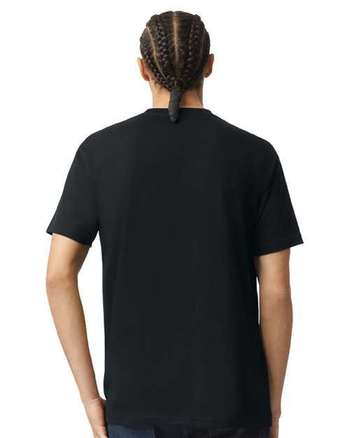 Photo de Unisex CVC Tee - American Apparel - Noir - vue 4